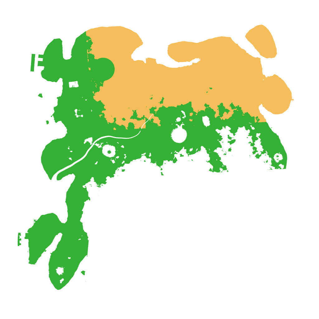 Biome Rust Map: Procedural Map, Size: 3675, Seed: 55000