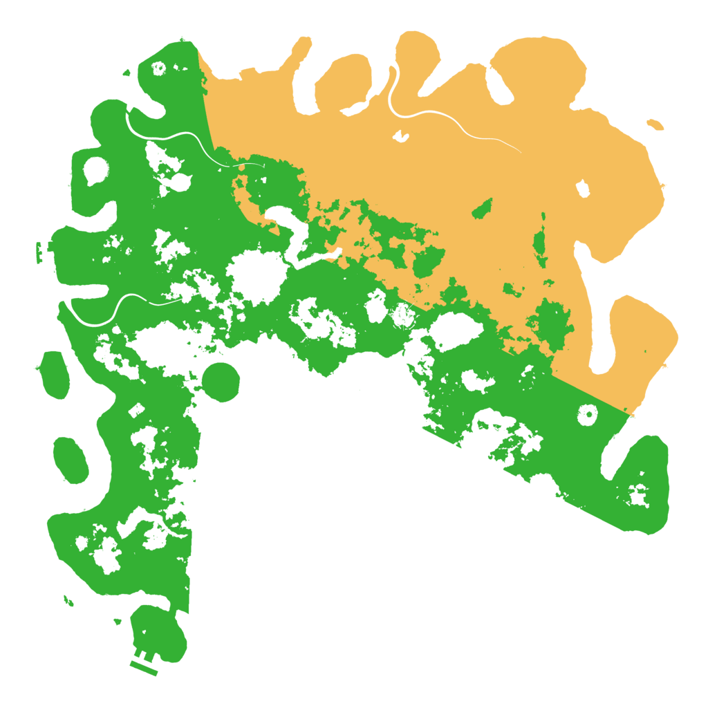 Biome Rust Map: Procedural Map, Size: 5000, Seed: 360457208