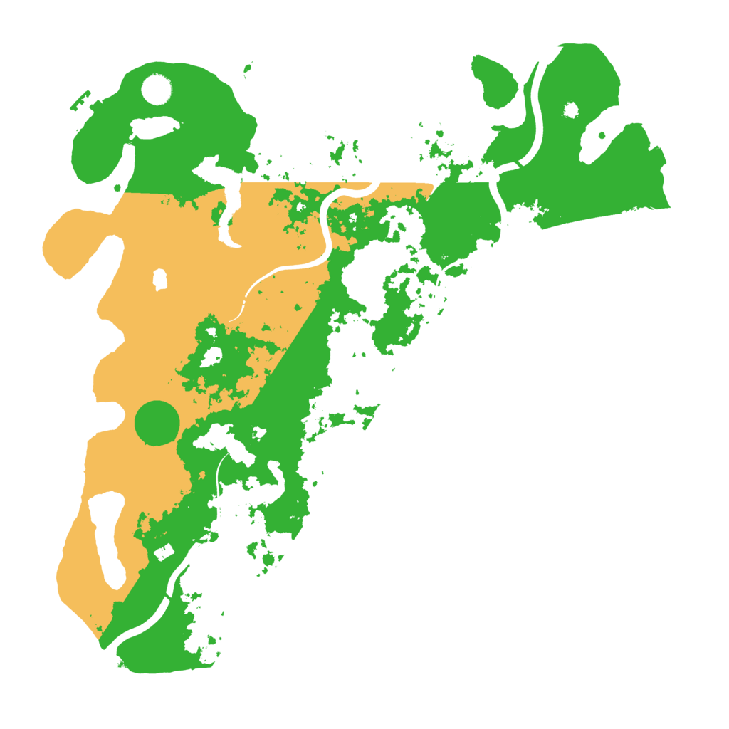 Biome Rust Map: Procedural Map, Size: 4250, Seed: 12025