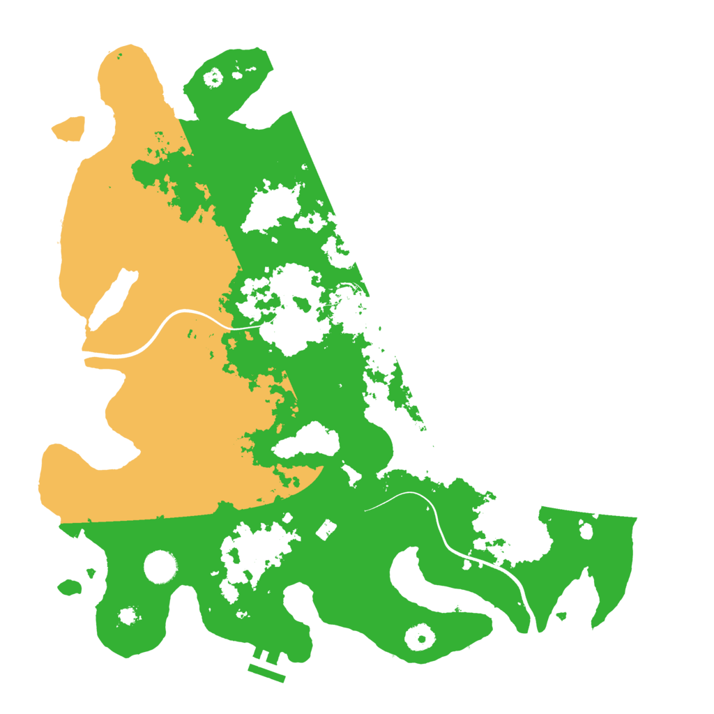 Biome Rust Map: Procedural Map, Size: 3800, Seed: 768867529