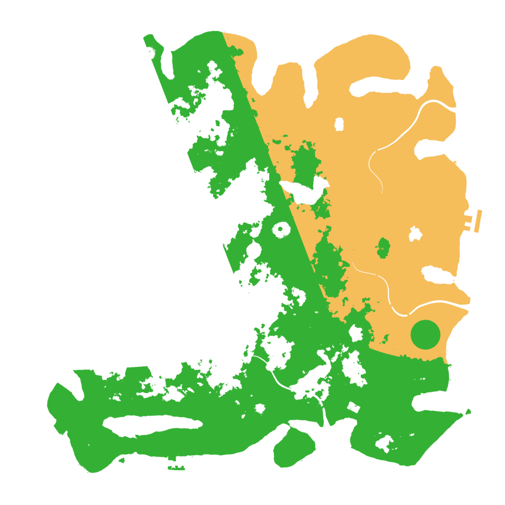 Biome Rust Map: Procedural Map, Size: 4500, Seed: 723736995