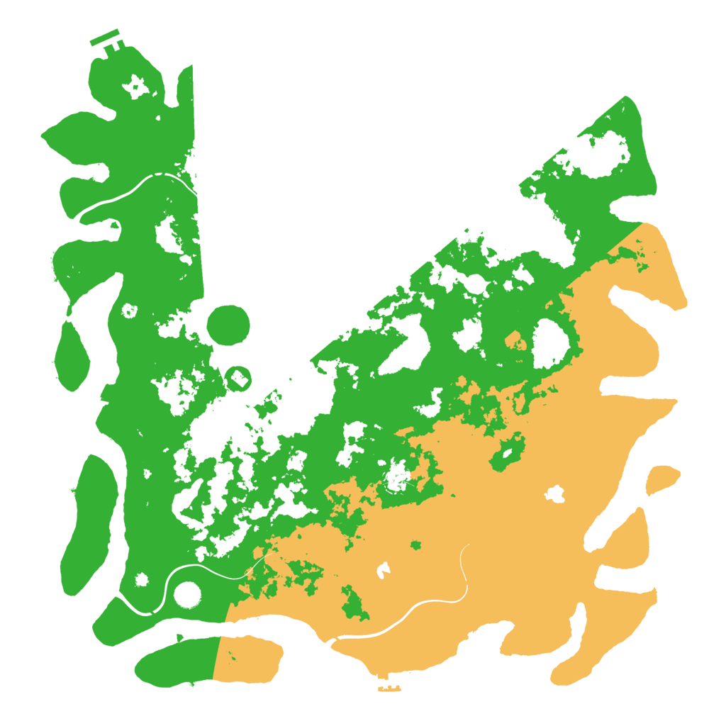 Biome Rust Map: Procedural Map, Size: 4800, Seed: 973097650