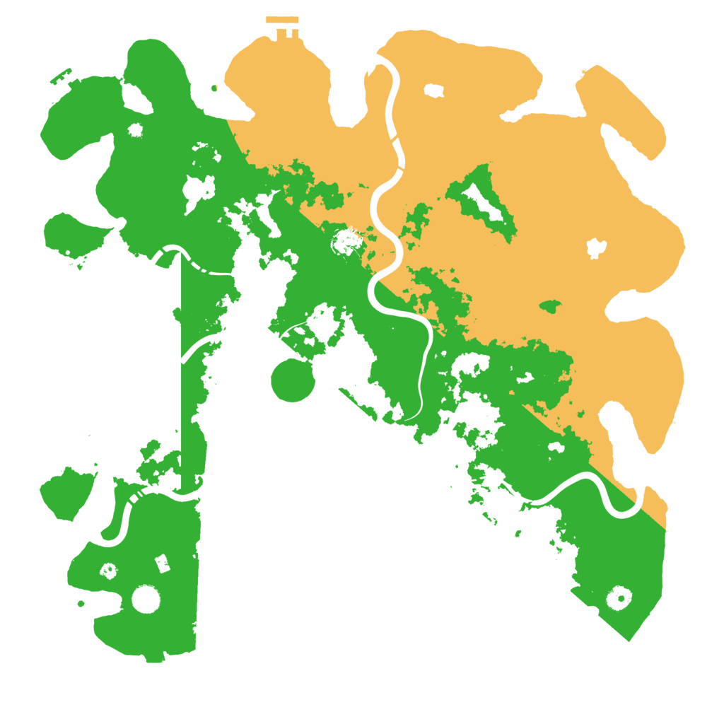 Biome Rust Map: Procedural Map, Size: 4500, Seed: 1110916192