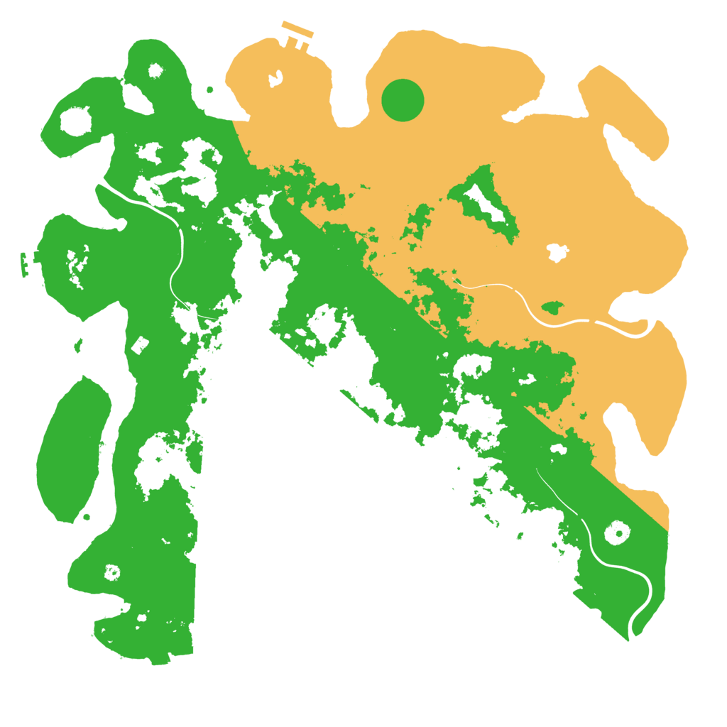 Biome Rust Map: Procedural Map, Size: 4500, Seed: 1110916192