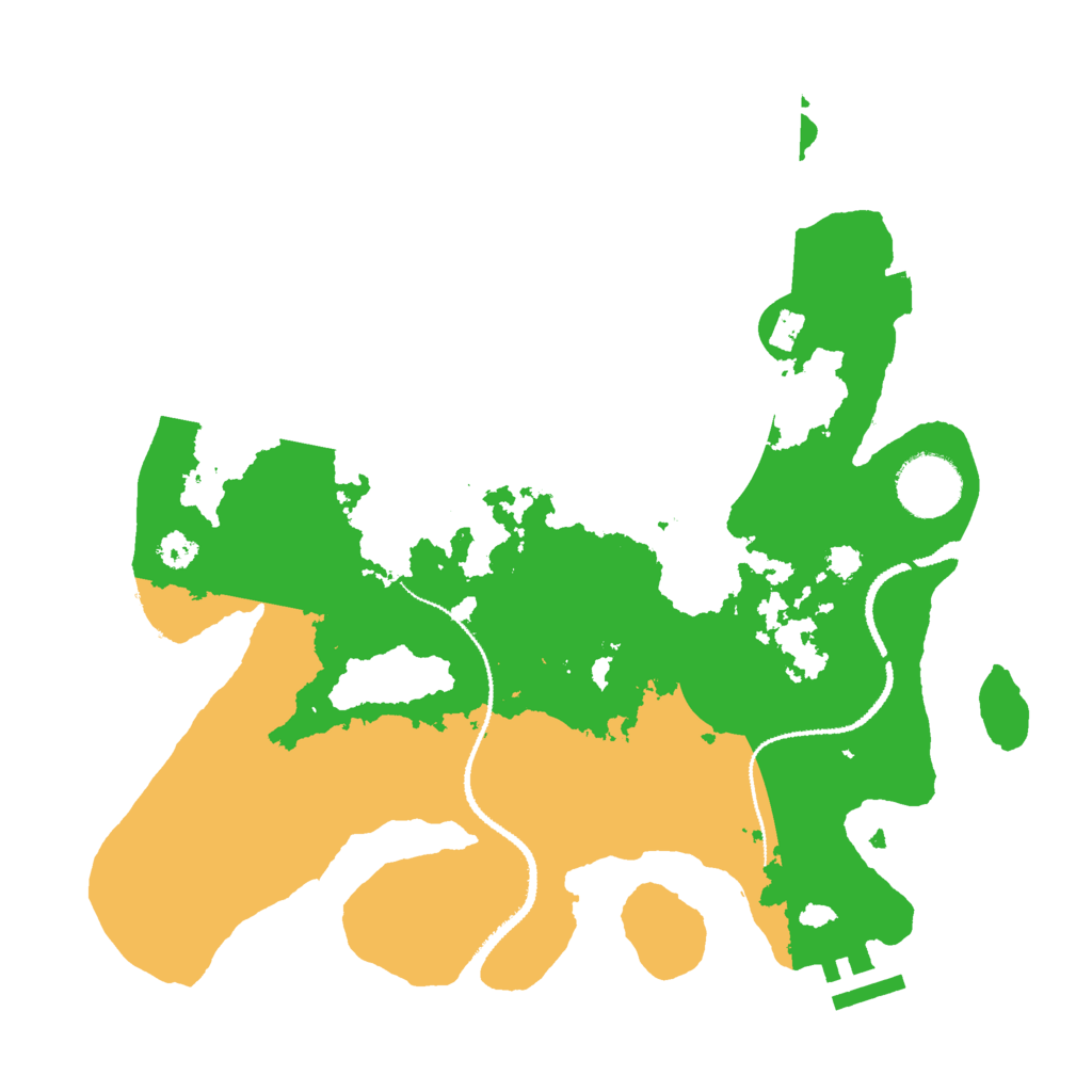 Biome Rust Map: Procedural Map, Size: 3000, Seed: 10171995