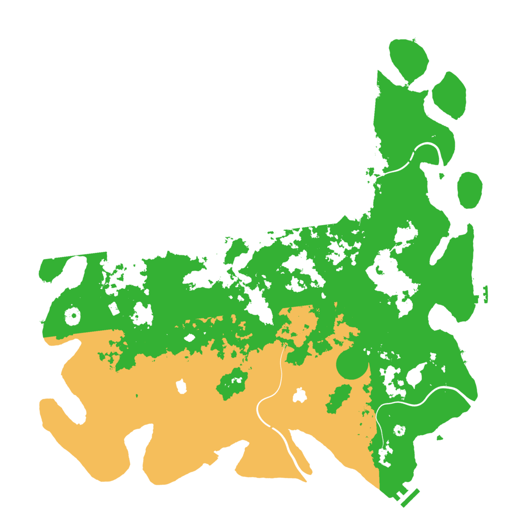 Biome Rust Map: Procedural Map, Size: 4500, Seed: 2051766854