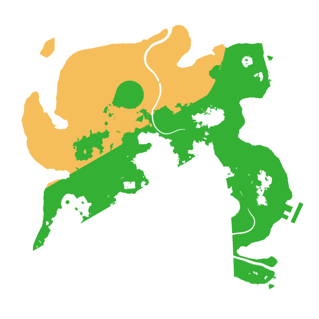 Biome Rust Map: Procedural Map, Size: 3000, Seed: 1770569370