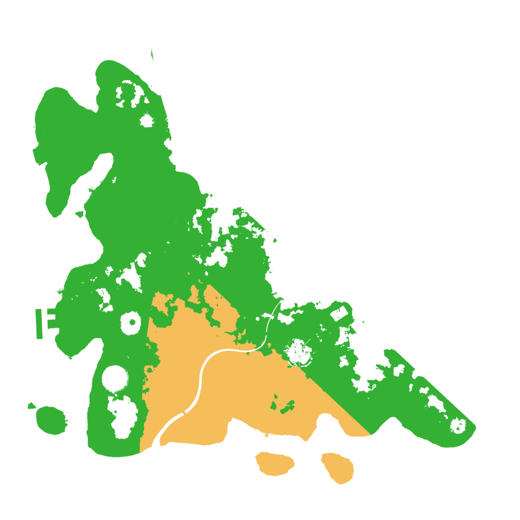 Biome Rust Map: Procedural Map, Size: 3500, Seed: 2006405988