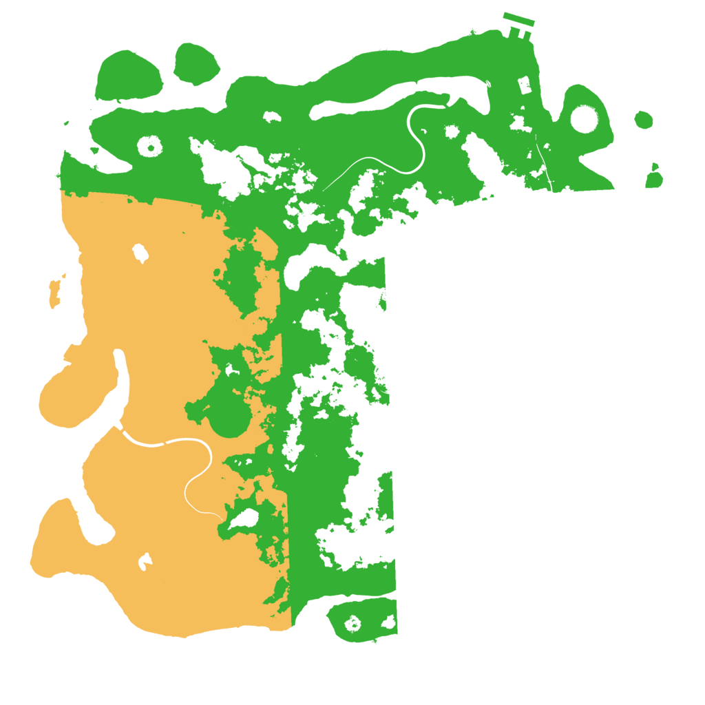 Biome Rust Map: Procedural Map, Size: 4500, Seed: 1423435664