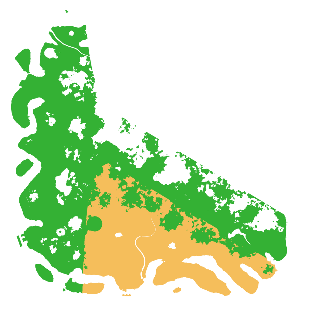Biome Rust Map: Procedural Map, Size: 5500, Seed: 28