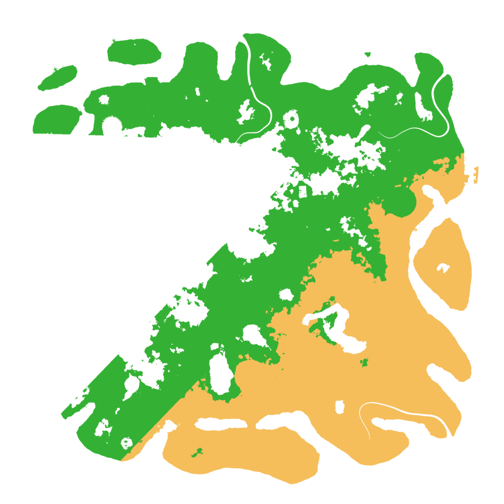 Biome Rust Map: Procedural Map, Size: 4500, Seed: 1394316894