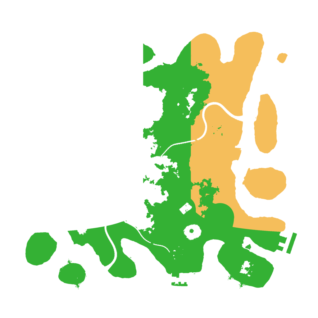 Biome Rust Map: Procedural Map, Size: 3000, Seed: 980632491