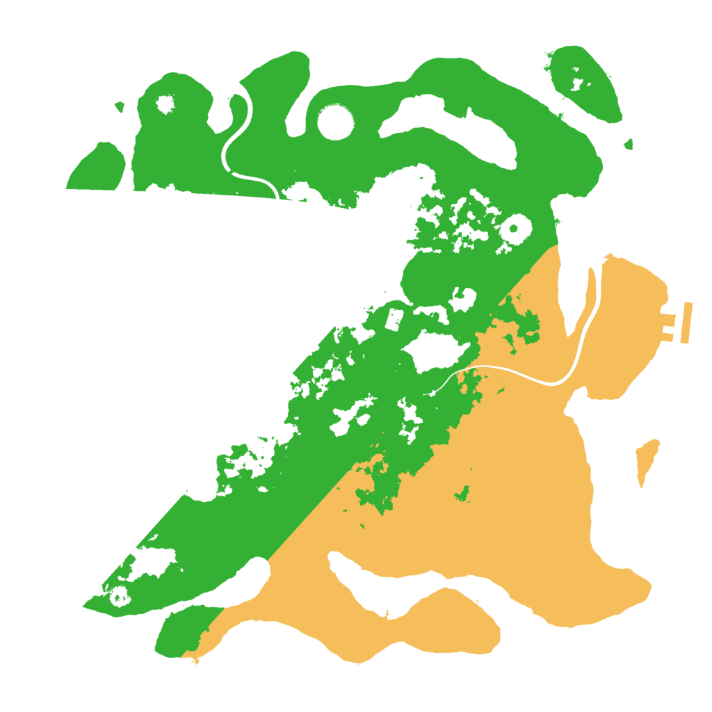 Biome Rust Map: Procedural Map, Size: 3500, Seed: 1923082761
