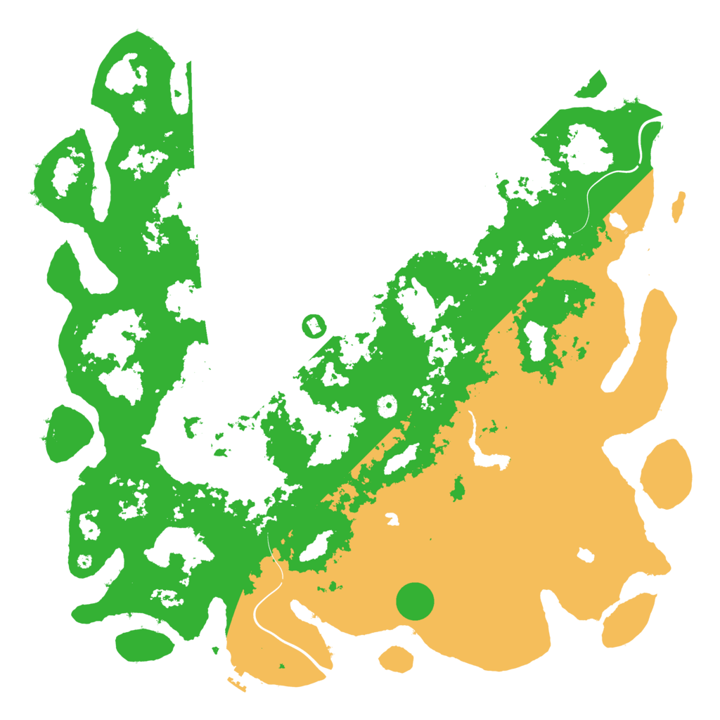 Biome Rust Map: Procedural Map, Size: 5000, Seed: 753081664