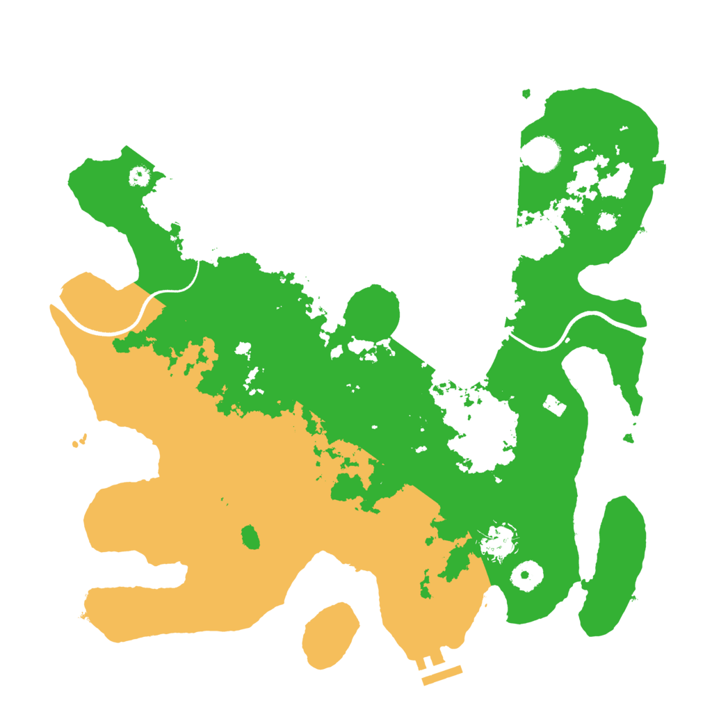 Biome Rust Map: Procedural Map, Size: 3500, Seed: 784706