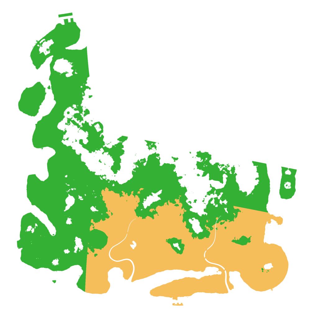 Biome Rust Map: Procedural Map, Size: 4550, Seed: 114652626