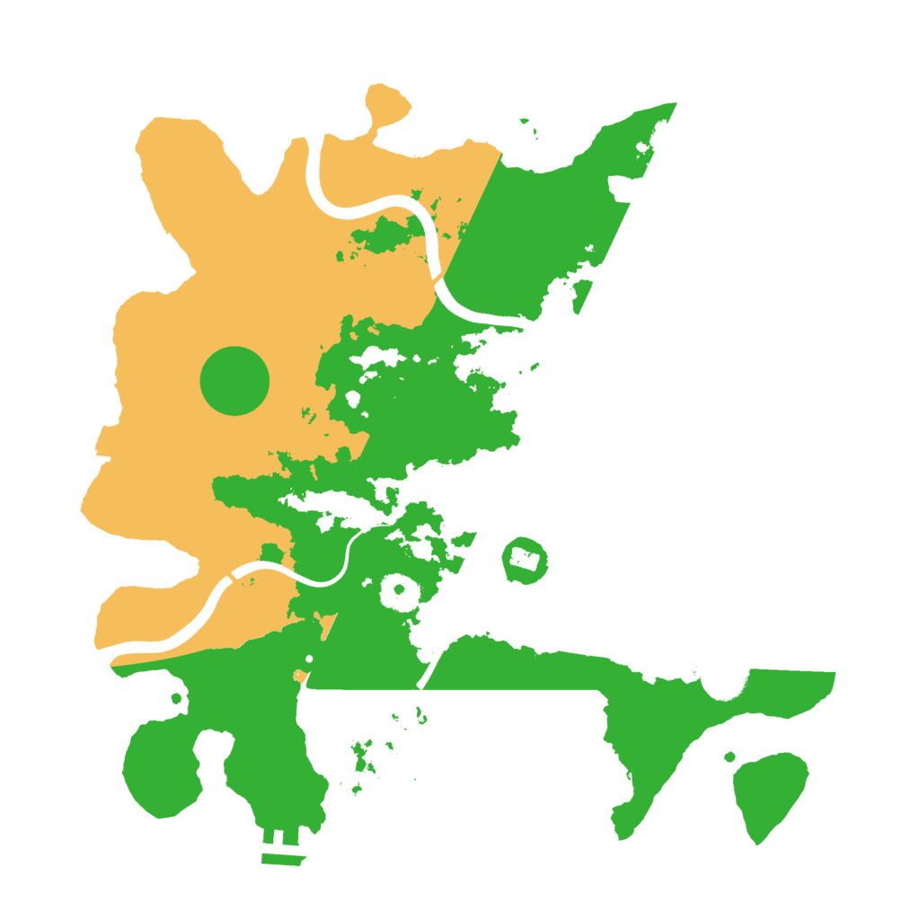 Biome Rust Map: Procedural Map, Size: 3500, Seed: 1048187947