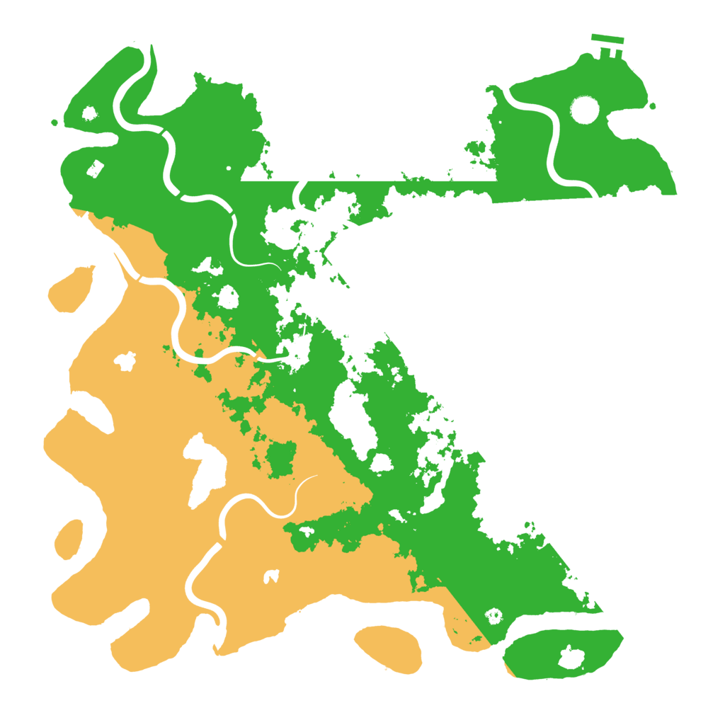 Biome Rust Map: Procedural Map, Size: 4500, Seed: 1942053732