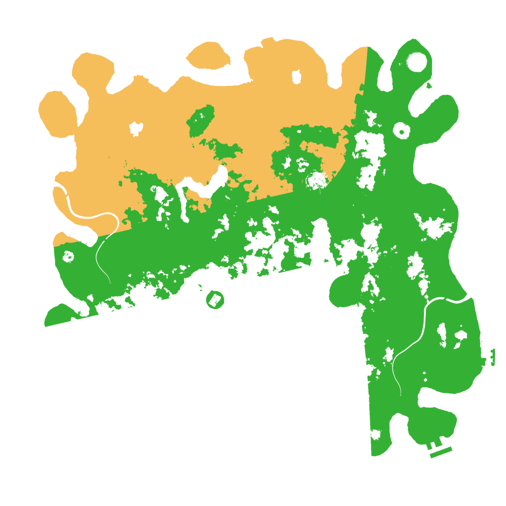 Biome Rust Map: Procedural Map, Size: 4500, Seed: 1206262600