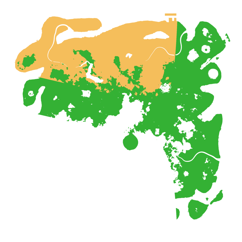 Biome Rust Map: Procedural Map, Size: 4250, Seed: 734