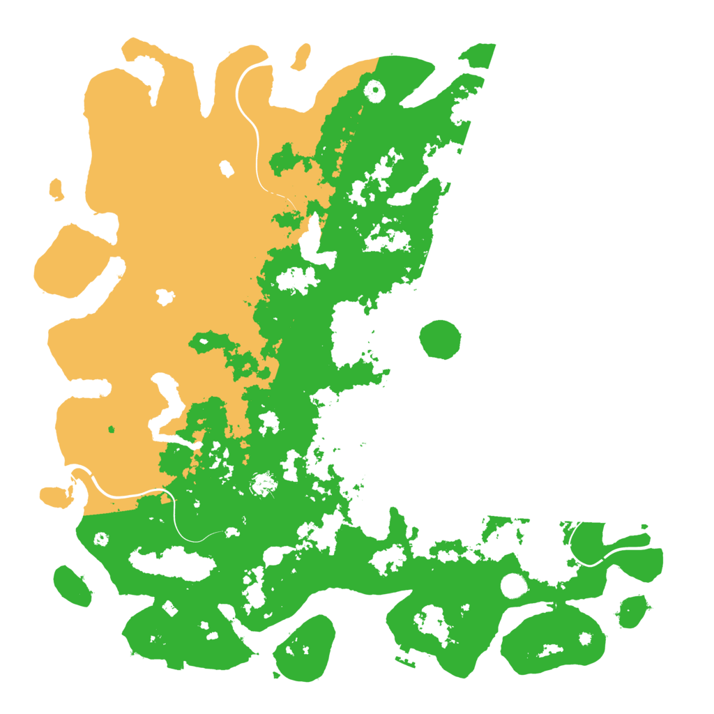 Biome Rust Map: Procedural Map, Size: 5000, Seed: 573145