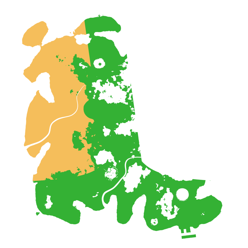 Biome Rust Map: Procedural Map, Size: 3500, Seed: 1492567186