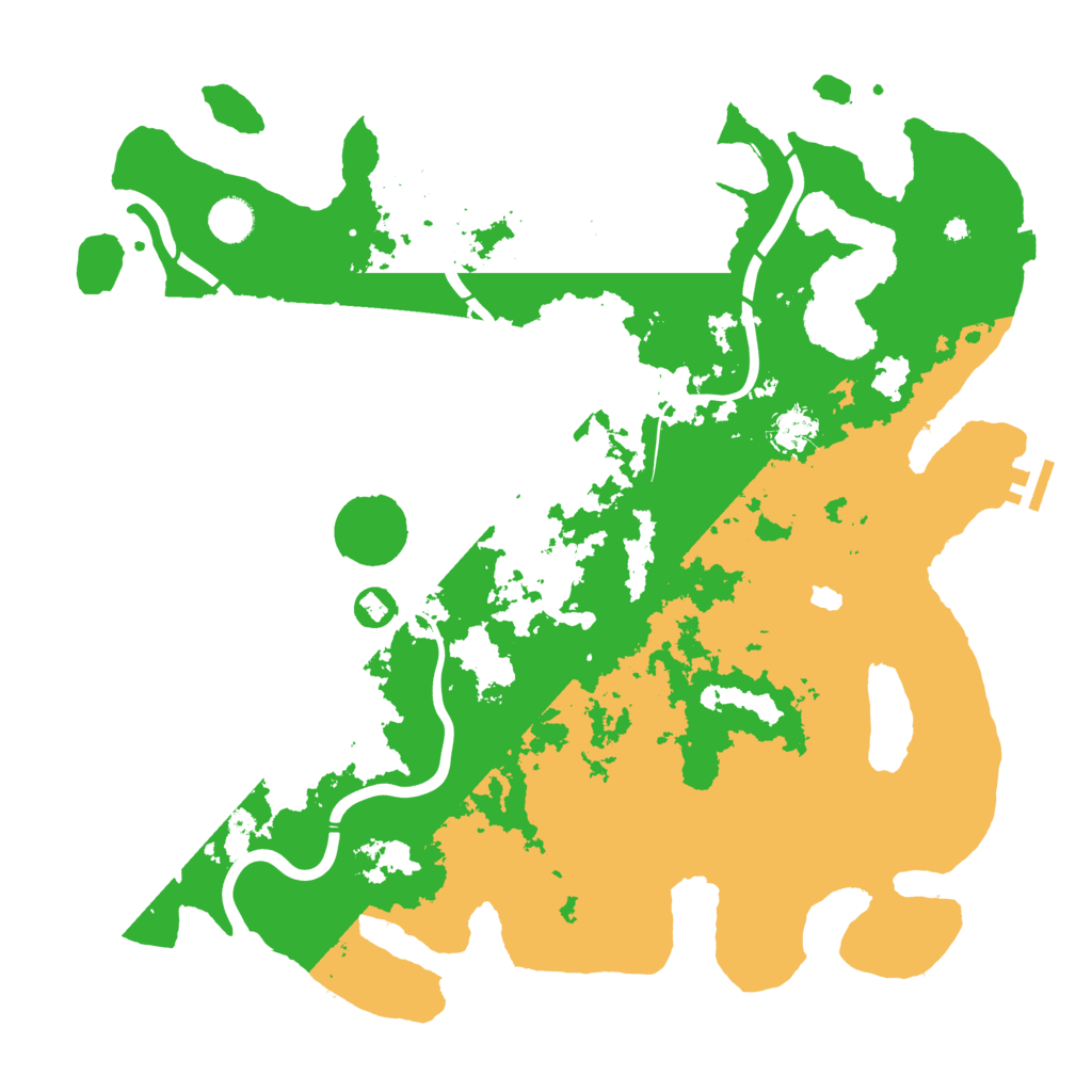 Biome Rust Map: Procedural Map, Size: 4250, Seed: 58602934