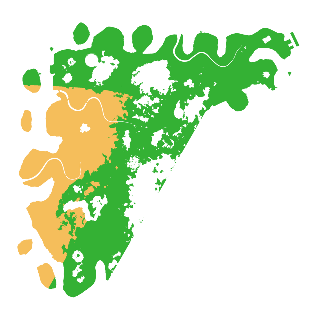 Biome Rust Map: Procedural Map, Size: 4250, Seed: 1166264470