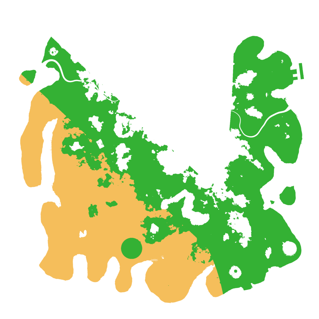 Biome Rust Map: Procedural Map, Size: 4000, Seed: 12111981