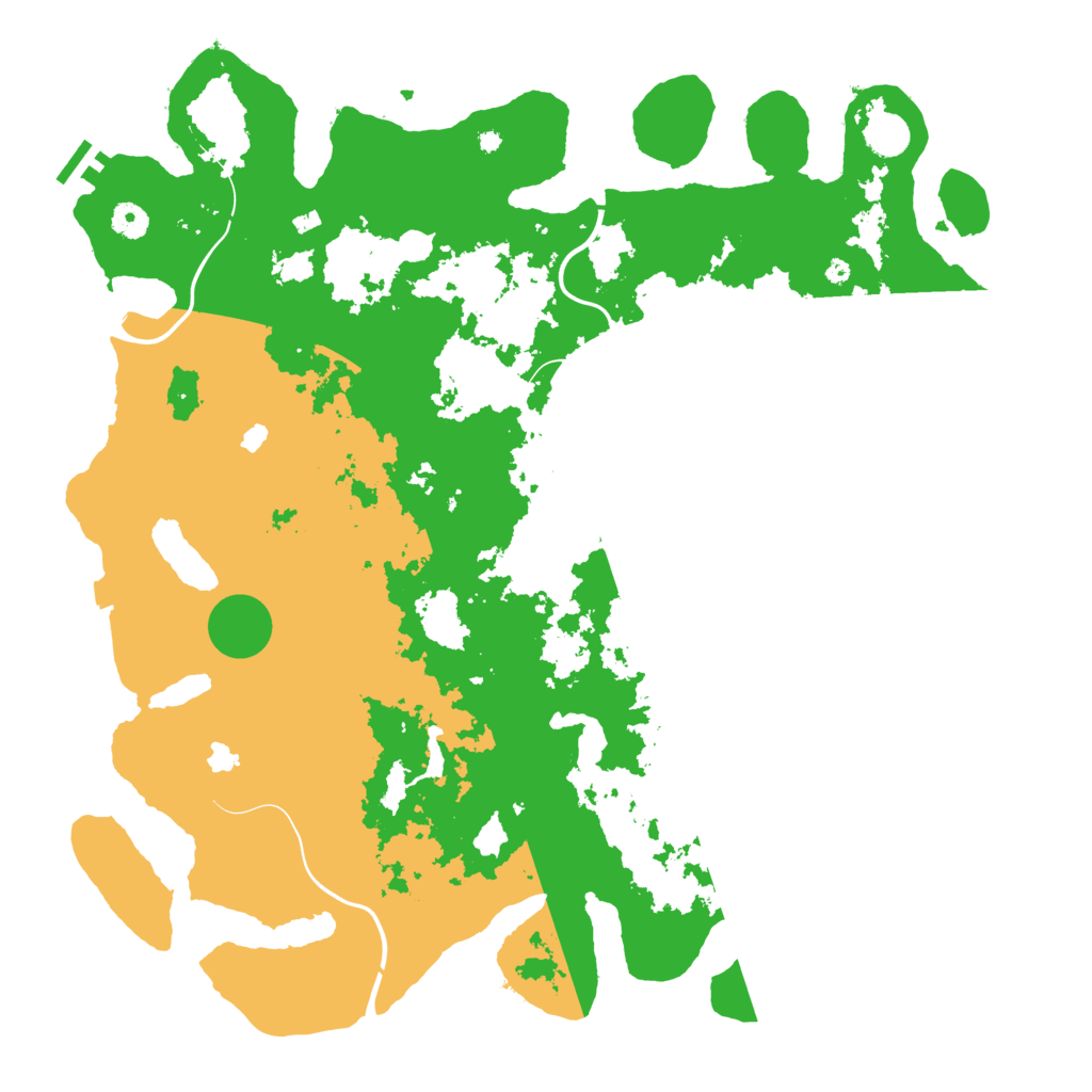 Biome Rust Map: Procedural Map, Size: 4500, Seed: 626630