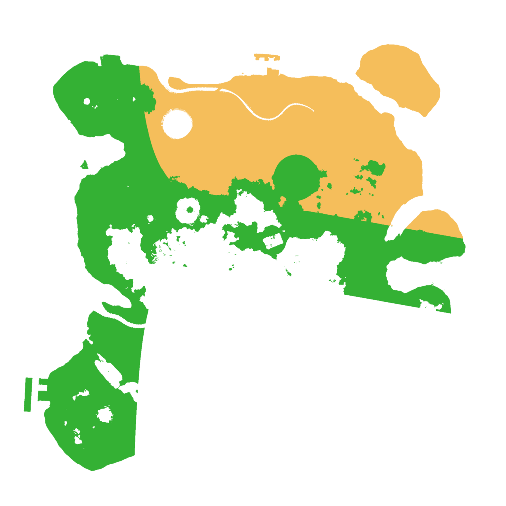 Biome Rust Map: Procedural Map, Size: 3000, Seed: 1605290779