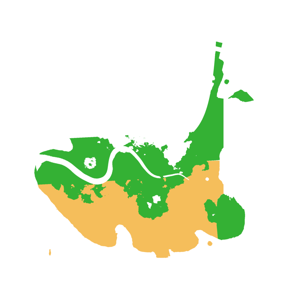 Biome Rust Map: Procedural Map, Size: 2500, Seed: 34465
