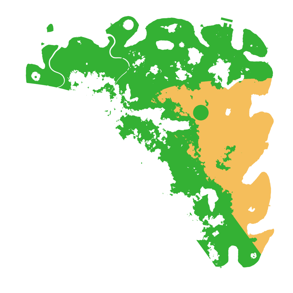 Biome Rust Map: Procedural Map, Size: 5000, Seed: 284935032