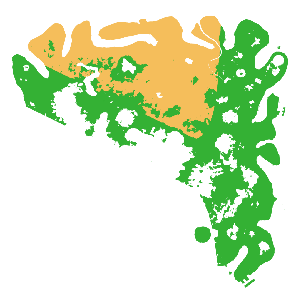 Biome Rust Map: Procedural Map, Size: 5000, Seed: 1992389820