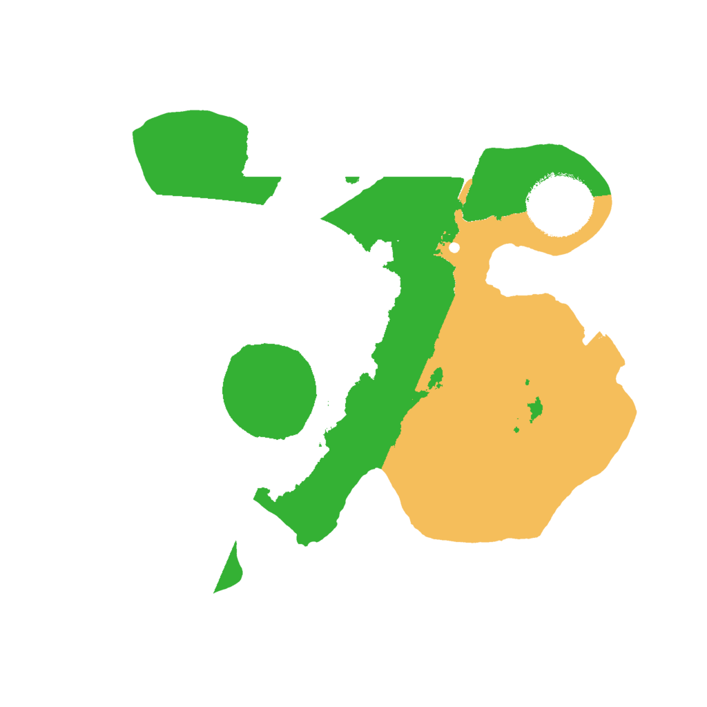 Biome Rust Map: Procedural Map, Size: 2000, Seed: 365726621