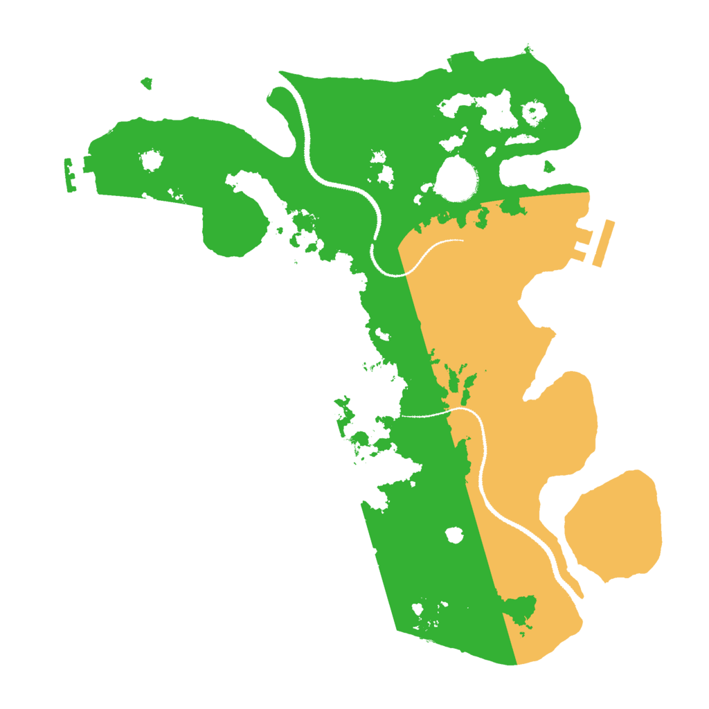 Biome Rust Map: Procedural Map, Size: 3000, Seed: 28733