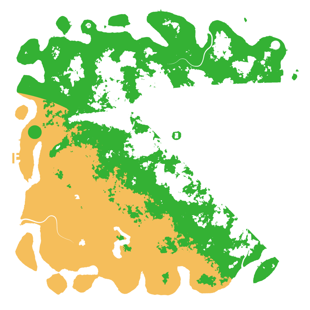 Biome Rust Map: Procedural Map, Size: 6000, Seed: 2318