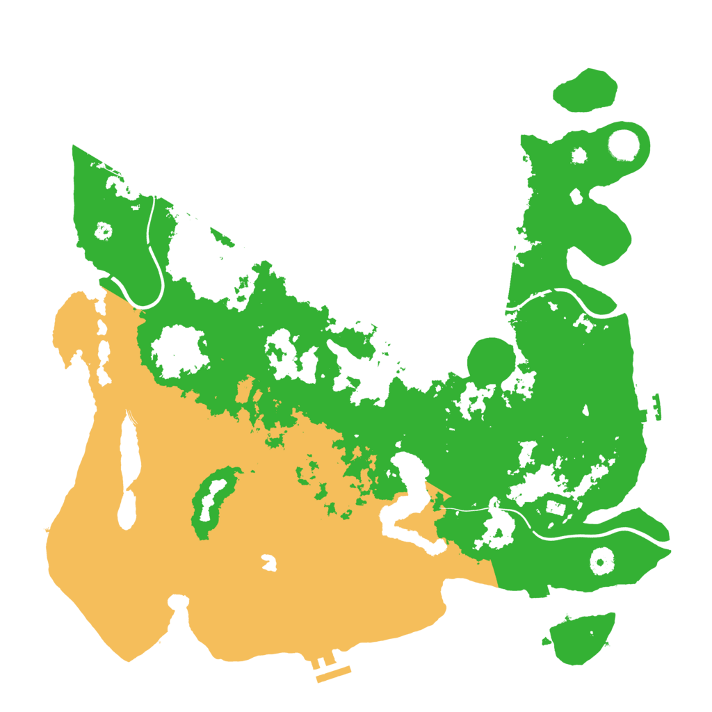 Biome Rust Map: Procedural Map, Size: 4050, Seed: 773942558