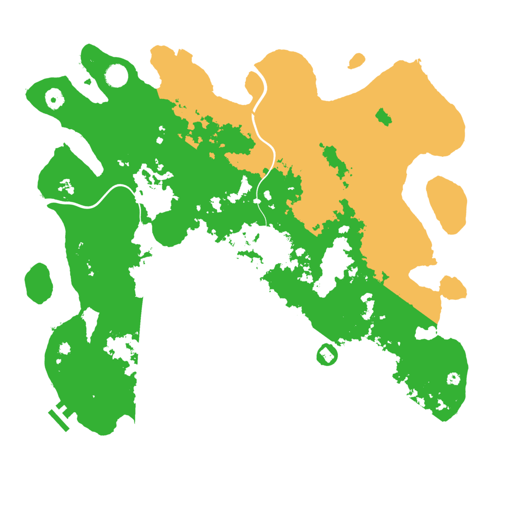 Biome Rust Map: Procedural Map, Size: 3850, Seed: 600310277