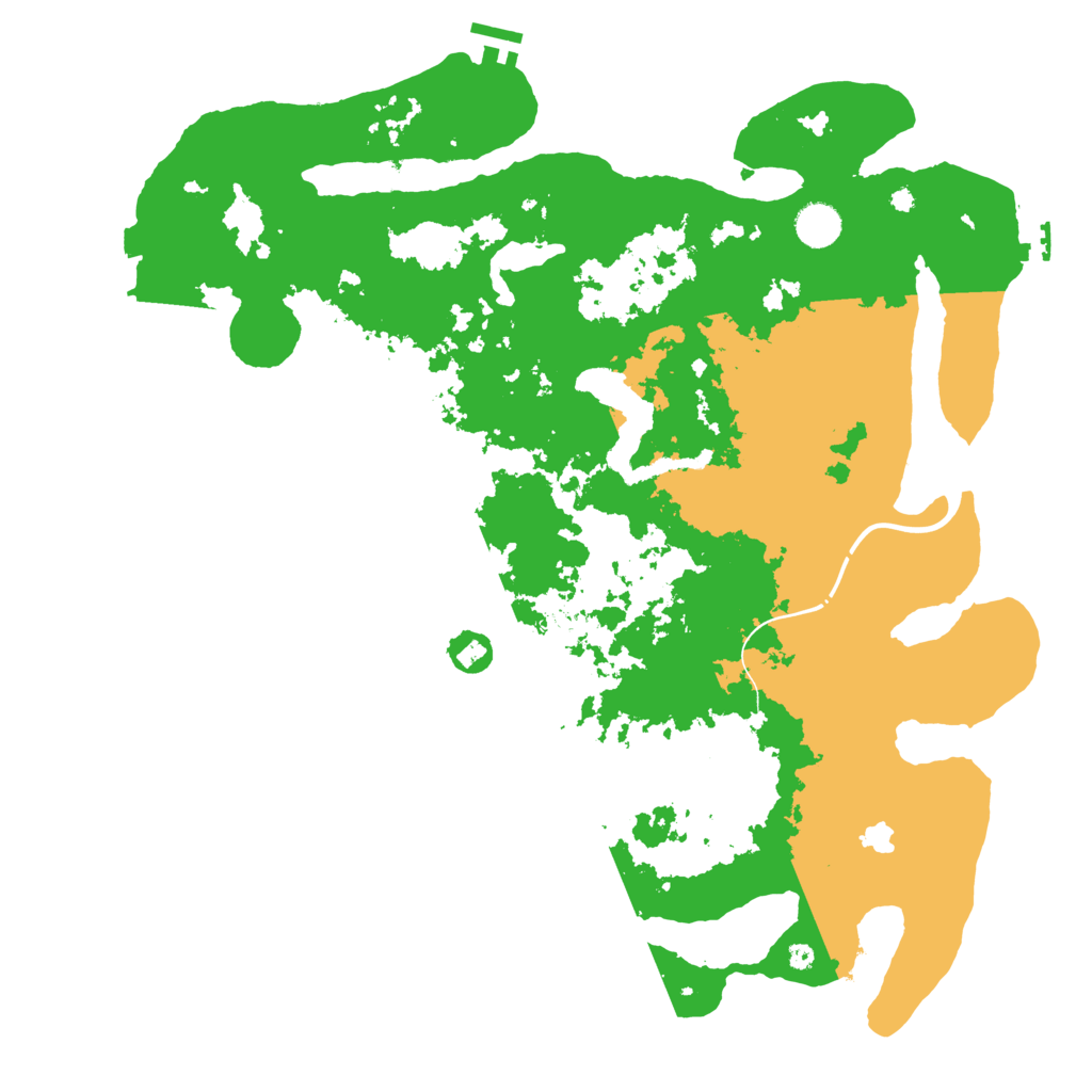 Biome Rust Map: Procedural Map, Size: 4250, Seed: 633411479