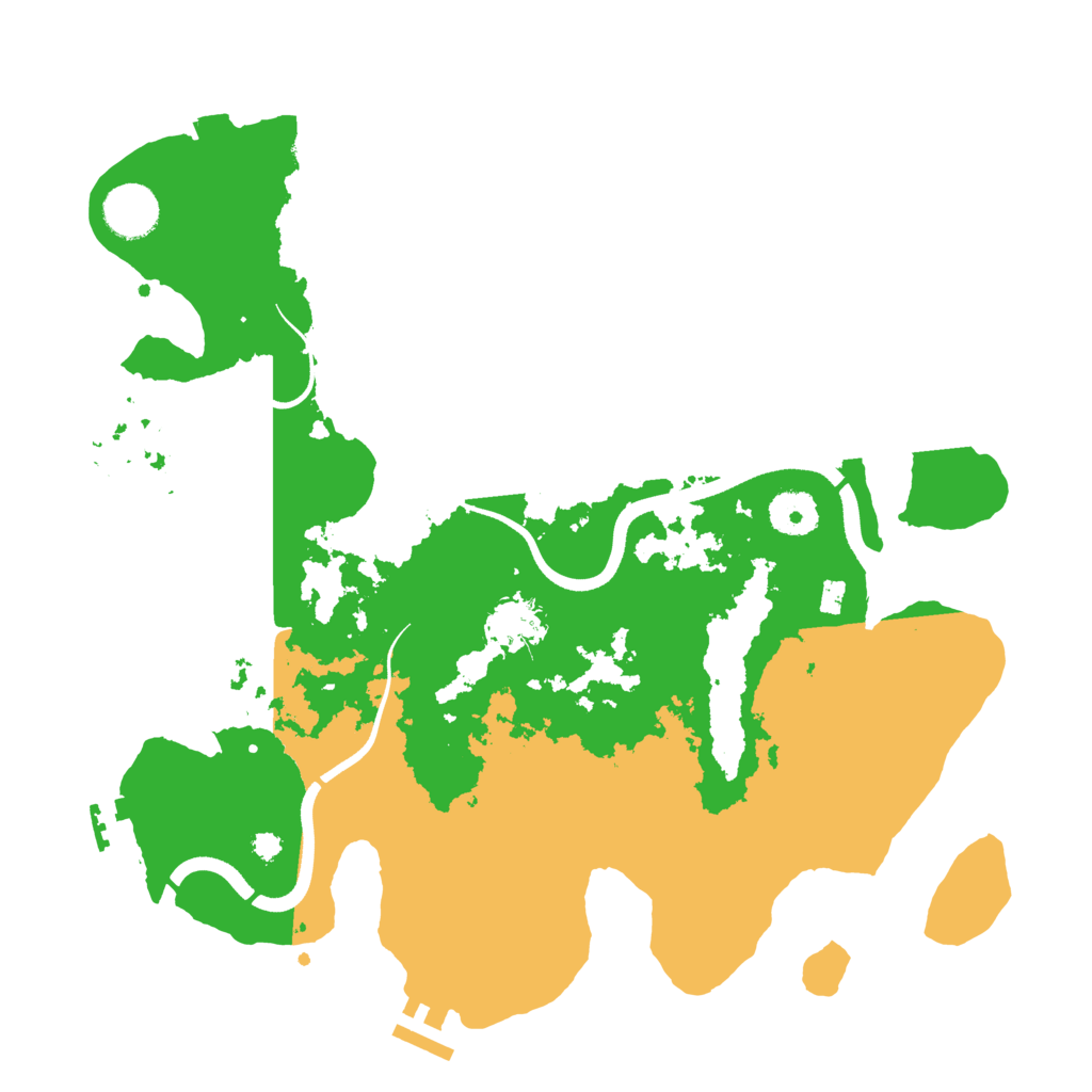 Biome Rust Map: Procedural Map, Size: 3500, Seed: 324783287