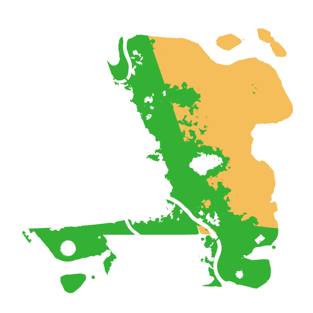 Biome Rust Map: Procedural Map, Size: 3600, Seed: 2303