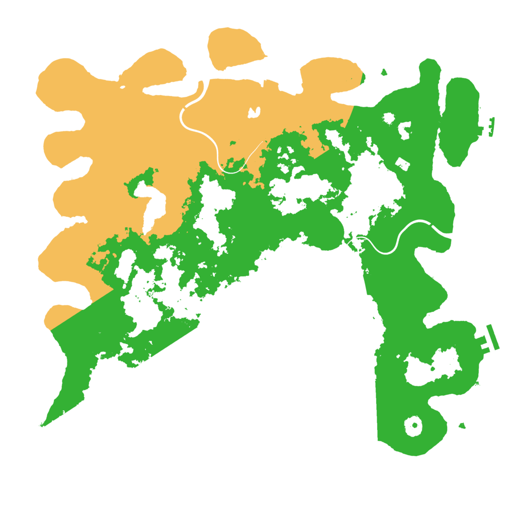 Biome Rust Map: Procedural Map, Size: 4000, Seed: 587934