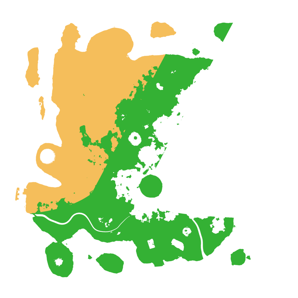 Biome Rust Map: Procedural Map, Size: 3500, Seed: 1825237780