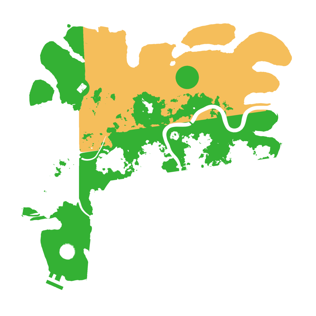 Biome Rust Map: Procedural Map, Size: 3600, Seed: 3469