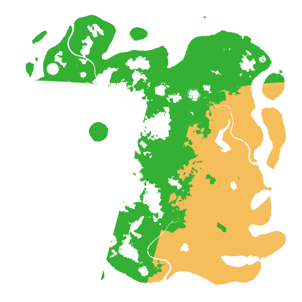 Biome Rust Map: Procedural Map, Size: 4500, Seed: 442881949