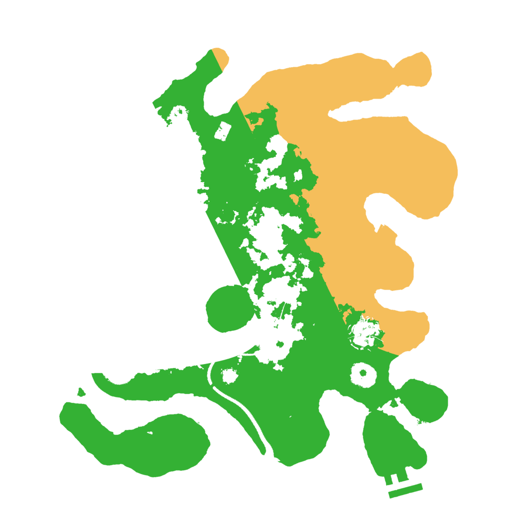 Biome Rust Map: Procedural Map, Size: 3000, Seed: 667766