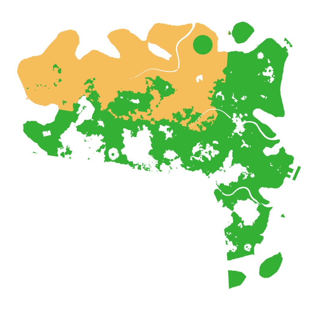 Biome Rust Map: Procedural Map, Size: 4250, Seed: 1968