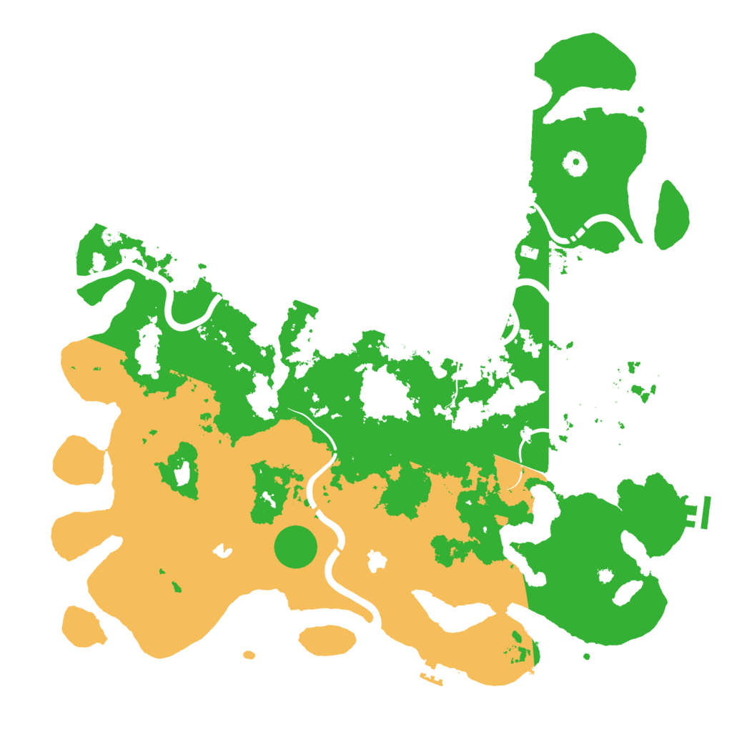 Biome Rust Map: Procedural Map, Size: 4500, Seed: 907402430