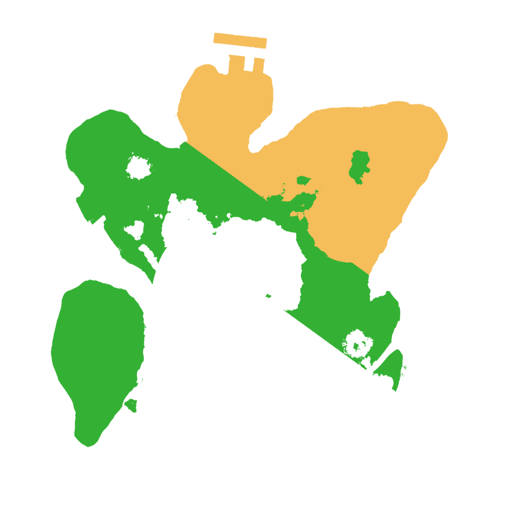 Biome Rust Map: Procedural Map, Size: 2000, Seed: 6770425